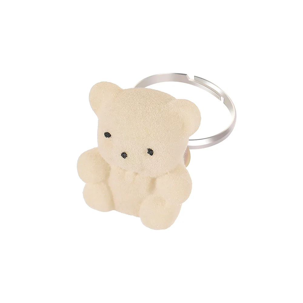 Korean Style Cute Plush Bear Rings Five Colors Pet Animal Opening Adjustable Women's Party Finger Jewelry Girls Gifts
Korean Style Cute Plush Bear Rings Five Colors Pet Animal Opening Adjustable Women's Party Finger Jewelry Girls Gifts