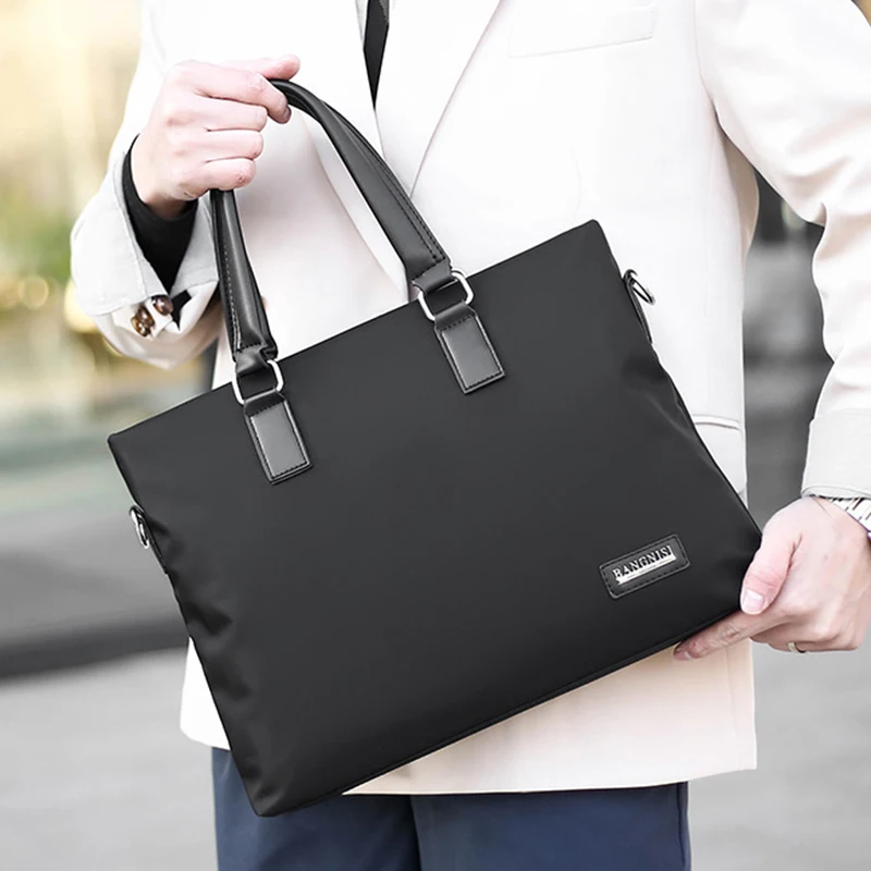Computer bag BANGNISIDAISHU Men's Handbag Business Bag Large-Capacity Horizontal Laptop Bag Adjustable Business Shoulder Bag
Computer bag BANGNISIDAISHU Men's Handbag Business Bag Large-Capacity Horizontal Laptop Bag Adjustable Business Shoulder Bag