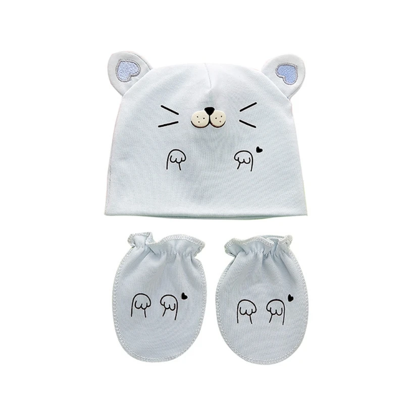 Baby Cute Mouse Baby Anti-scratching Gloves Hat Set Soft Mittens Beanie Nightcap Kit for Infant Newborn Photography 85DE
Baby Cute Mouse Baby Anti-scratching Gloves Hat Set Soft Mittens Beanie Nightcap Kit for Infant Newborn Photography 85DE