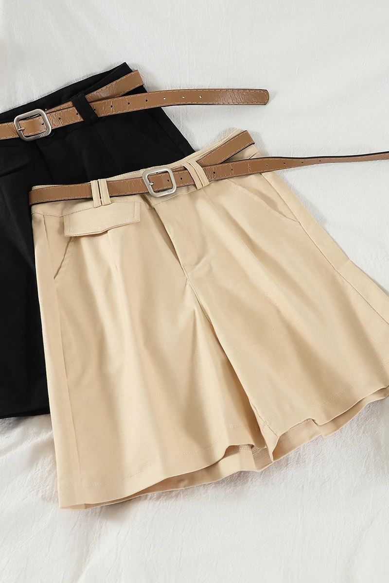 Workwear Shorts Women Summer 2021 New Loose Straight High Waist Casual Wide-leg Five-point Pants
Workwear Shorts Women Summer 2021 New Loose Straight High Waist Casual Wide-leg Five-point Pants