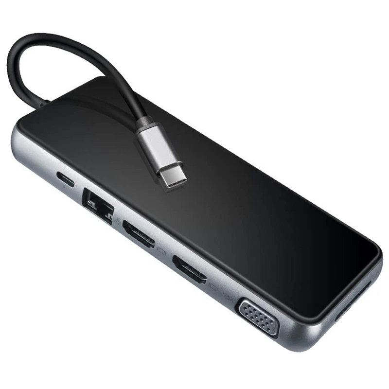 Док-станция USB C для ноутбука, 12 в 1 док-станция USB C-Док-станция с тройным дисплеем, двойным 4K, VGA, Ethernet, док-станция USB C
Док-станция USB C для ноутбука, 12 в 1 док-станция USB C-Док-станция с тройным дисплеем, двойным 4K, VGA, Ethernet, док-станция USB C