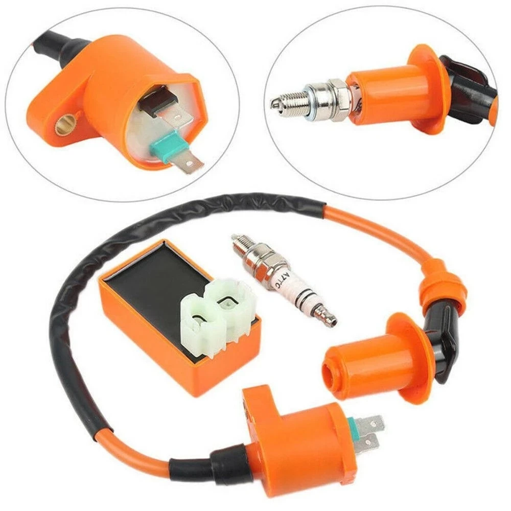 Motorcycle Spark Plug Ignition Coil Set Motorcycle Racing 6pin CDI Ignition System For Gy6/50cc/125cc/150cc Motorbike Parts
Motorcycle Spark Plug Ignition Coil Set Motorcycle Racing 6pin CDI Ignition System For Gy6/50cc/125cc/150cc Motorbike Parts