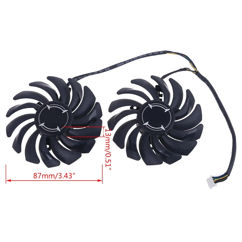 1 Pair 87mm PLD09210B12HH 4 Pin Graphics Video Card Cooling Fan for MSI RX 470 480 570 580 Armor Cooler Fan
1 Pair 87mm PLD09210B12HH 4 Pin Graphics Video Card Cooling Fan for MSI RX 470 480 570 580 Armor Cooler Fan