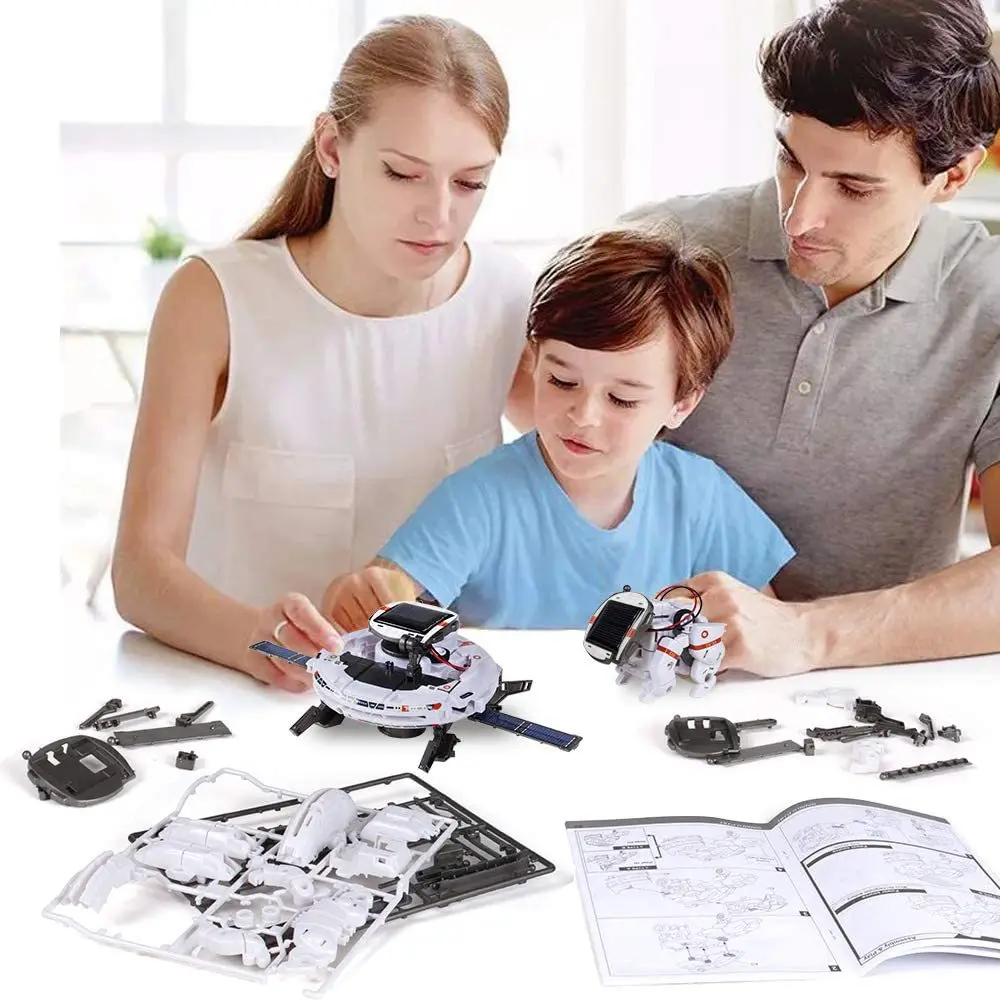 6 IN 1 Scientific Educational Enjoyable Environmental Solar Rechargeable Space Fleet Intelligent Assembly Robot Toys Xmas Gifts
6 IN 1 Scientific Educational Enjoyable Environmental Solar Rechargeable Space Fleet Intelligent Assembly Robot Toys Xmas Gifts