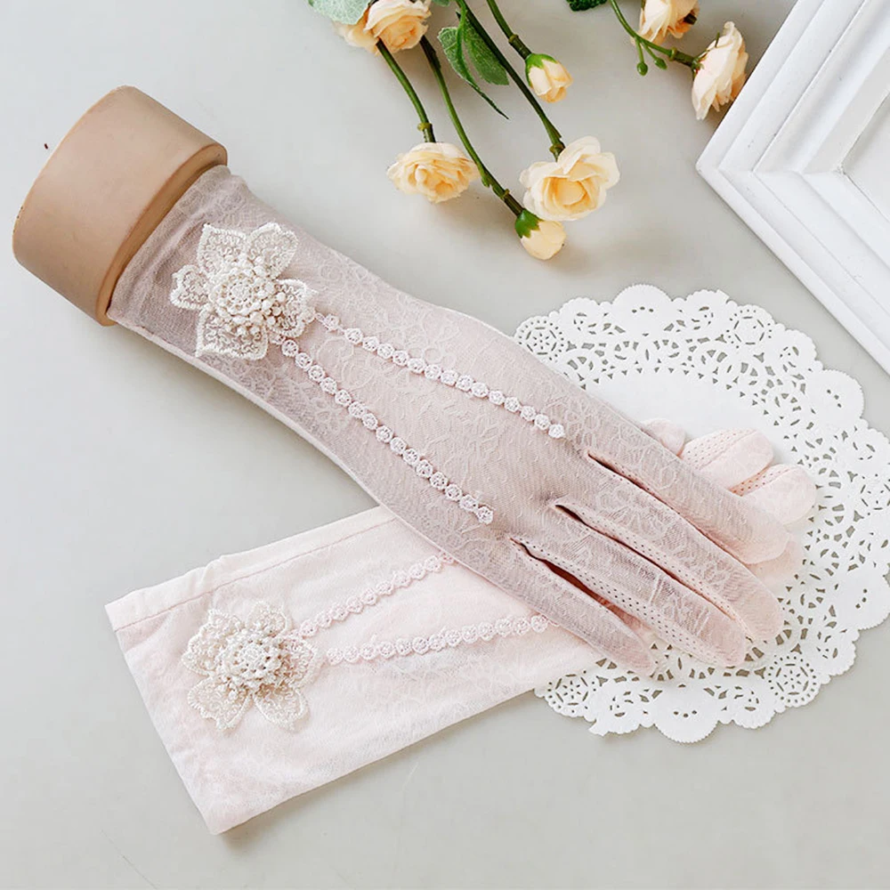 Lace Gloves Breathable Mesh Gloves Outdoor UV-proof Riding Screen Show Party Household Summer Sun Protection Bike Cycling Gloves
Lace Gloves Breathable Mesh Gloves Outdoor UV-proof Riding Screen Show Party Household Summer Sun Protection Bike Cycling Gloves