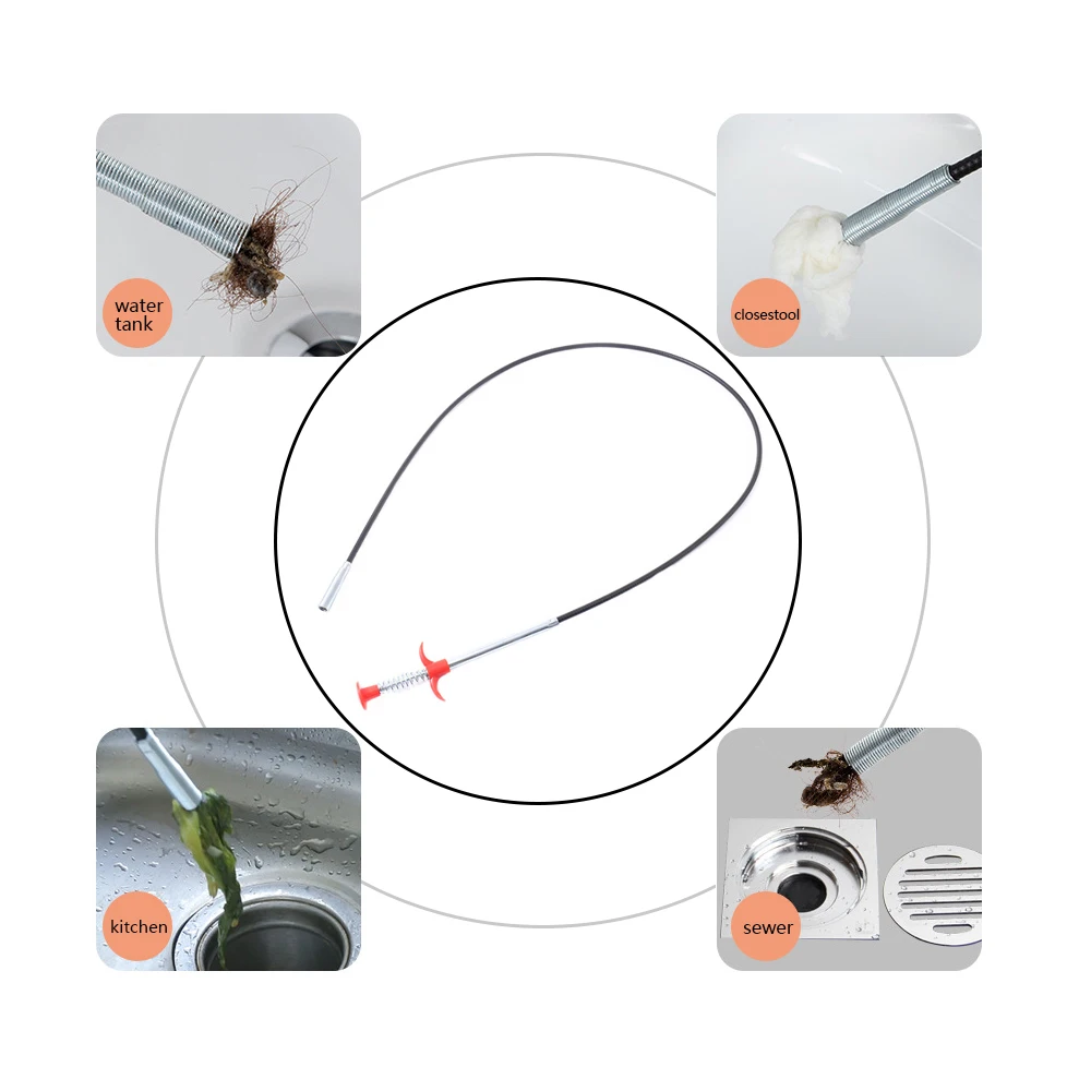 Spring Pipe Dredging Tool Dredge Unblocker Drain Clog Tool Clog Remover Cleaning Tools For Kitchen Sink Sewer Cleaning Hook Wate
Spring Pipe Dredging Tool Dredge Unblocker Drain Clog Tool Clog Remover Cleaning Tools For Kitchen Sink Sewer Cleaning Hook Wate