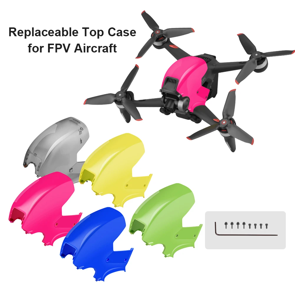 Quadcopter Top Protective Shell Cover Body Upper Housing Case Cap for DJI FPV RC Flight Chromatic Drone Accessories
Quadcopter Top Protective Shell Cover Body Upper Housing Case Cap for DJI FPV RC Flight Chromatic Drone Accessories