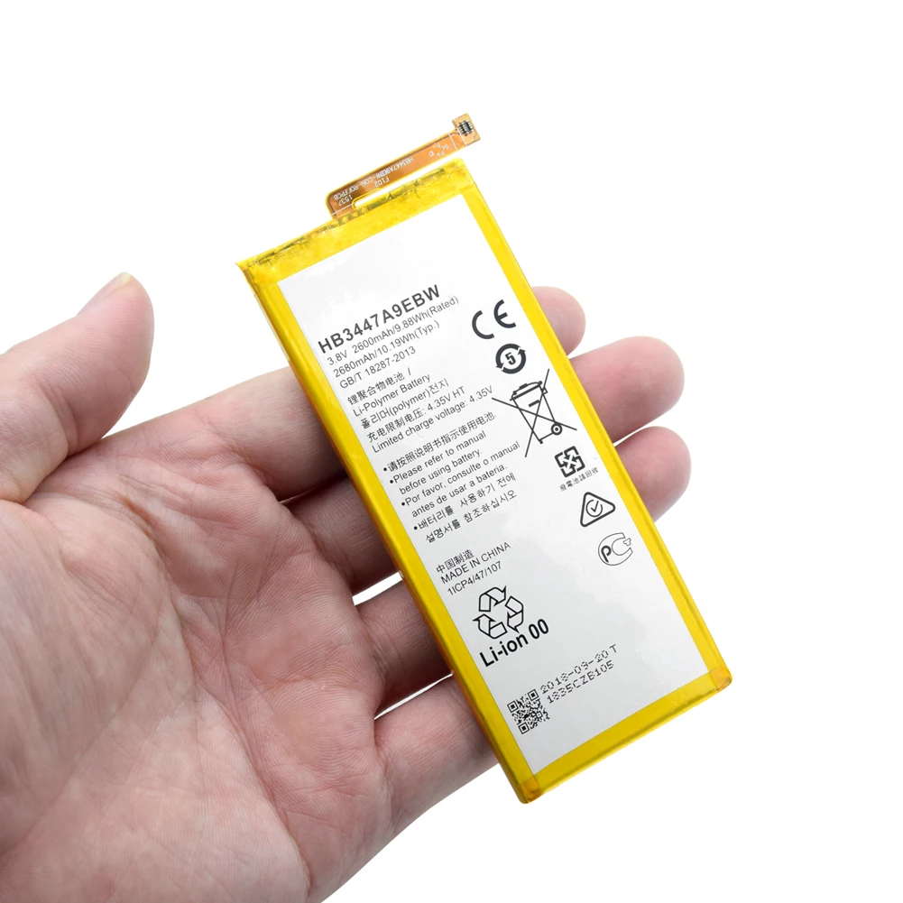 HB3447A9EBW Rechargeable Lithium Li-Po Replacement Phone Battery For Huawei Ascend P8 GRA-L09 GRA-L03 GRA-CL00 GRA-CL10
HB3447A9EBW Rechargeable Lithium Li-Po Replacement Phone Battery For Huawei Ascend P8 GRA-L09 GRA-L03 GRA-CL00 GRA-CL10