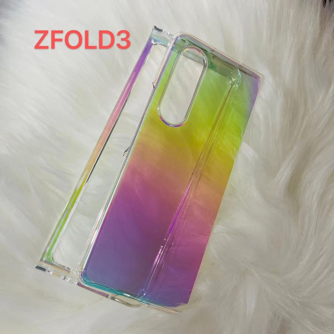 2 in 1 Shiny Gradient Hard Plastic Plating Mobile Phone Case For SAMSUNG Galaxy Z Flip3 Fold3 Glossy Colorful Clear Armor Cover
2 in 1 Shiny Gradient Hard Plastic Plating Mobile Phone Case For SAMSUNG Galaxy Z Flip3 Fold3 Glossy Colorful Clear Armor Cover
