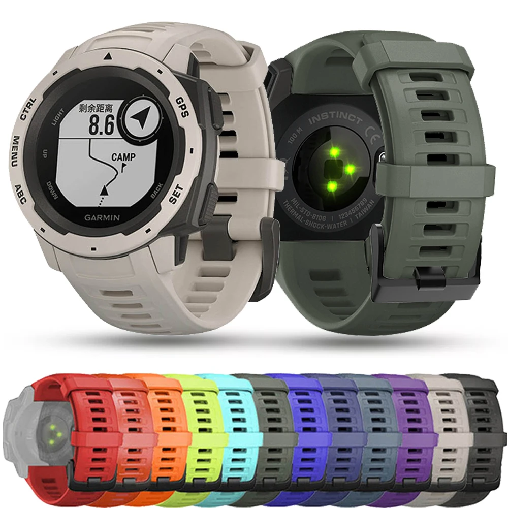 Breathable Silicone Strap For Garmin Instinct/Esports/Tactical/Tide Solar Black Steel Buckle Band Smart Watch Replacement Wrist
Breathable Silicone Strap For Garmin Instinct/Esports/Tactical/Tide Solar Black Steel Buckle Band Smart Watch Replacement Wrist