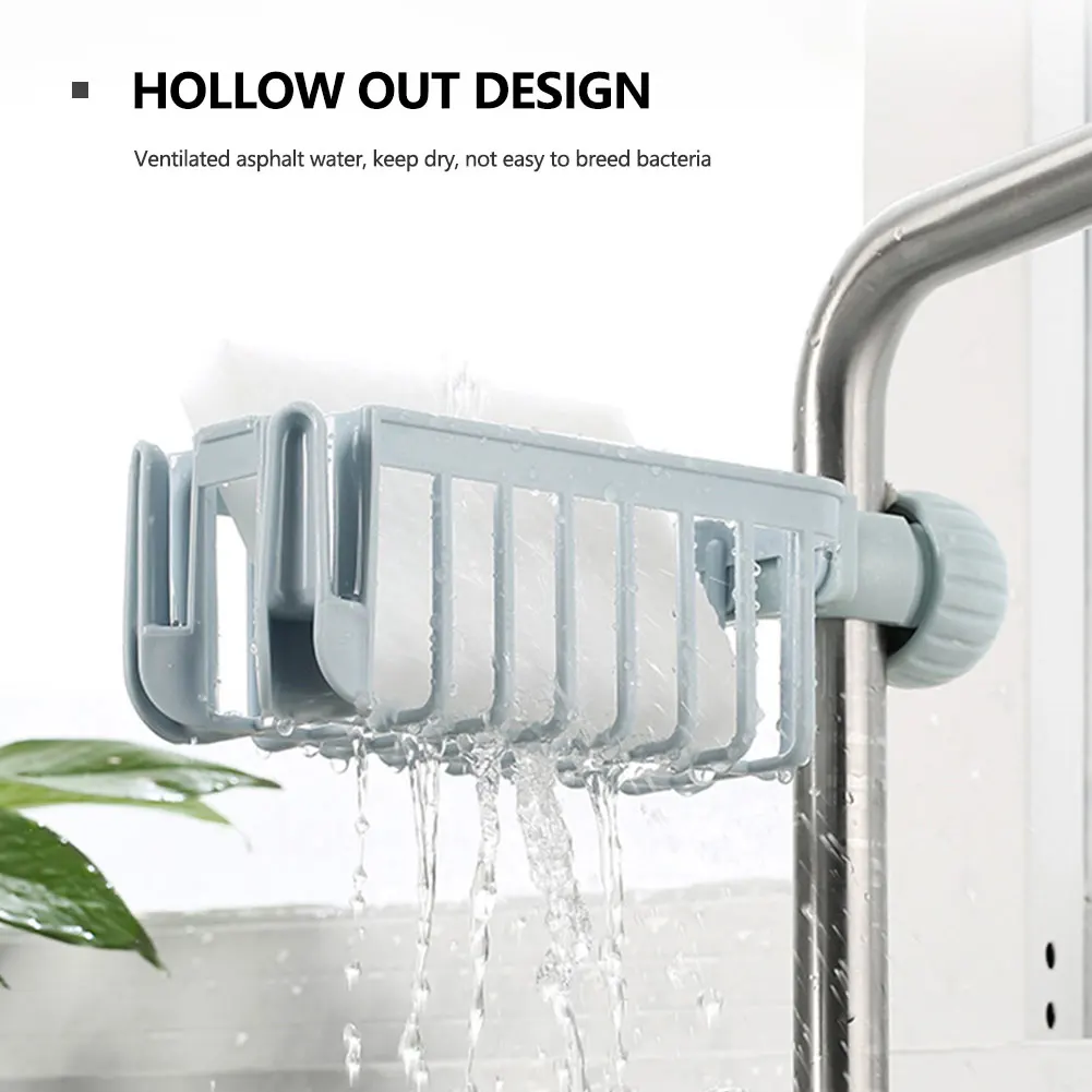 Kitchen Faucet Sponge Holder Sink Caddy Organizer Drain Rack Kitchen Dishwashing Liquid Drainer Rack Bottle Brush Storage
Kitchen Faucet Sponge Holder Sink Caddy Organizer Drain Rack Kitchen Dishwashing Liquid Drainer Rack Bottle Brush Storage