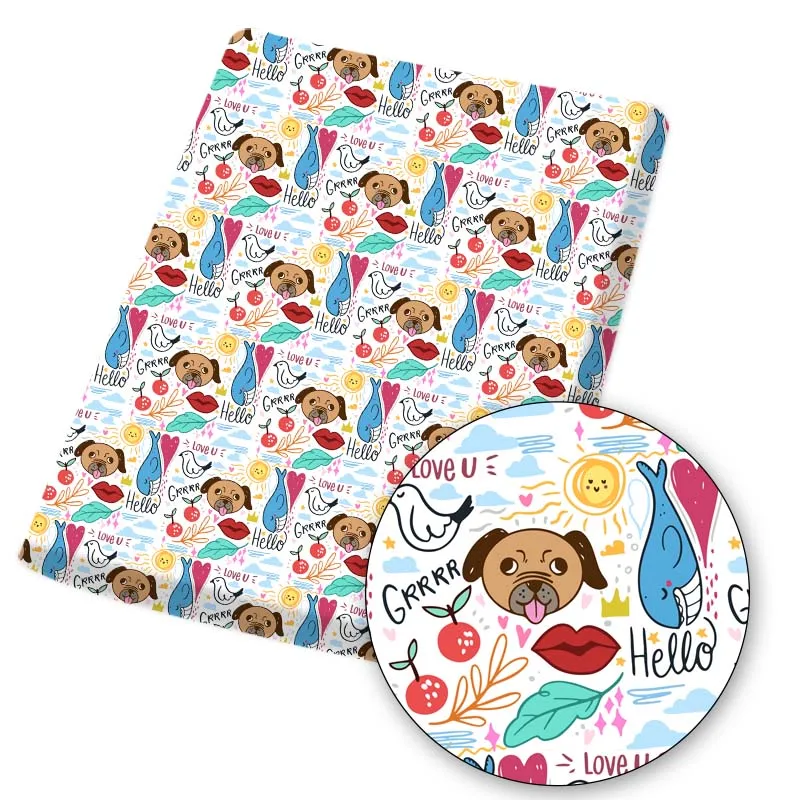 Cartoon Character Printed Cloth Sheet Polyester Cotton Fabric Home Textile Patches DIY Dress Supplies Handmade Mask 45*150cm 1pc
Cartoon Character Printed Cloth Sheet Polyester Cotton Fabric Home Textile Patches DIY Dress Supplies Handmade Mask 45*150cm 1pc