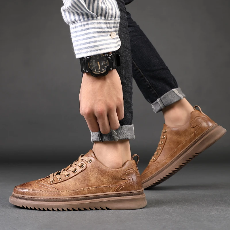 Sneakers Men's Fashion Zapatillas Casual Sneakers Shoes Men Leather Soulier Homme Zapatos Hombre Cuero Classic Genuine
Sneakers Men's Fashion Zapatillas Casual Sneakers Shoes Men Leather Soulier Homme Zapatos Hombre Cuero Classic Genuine