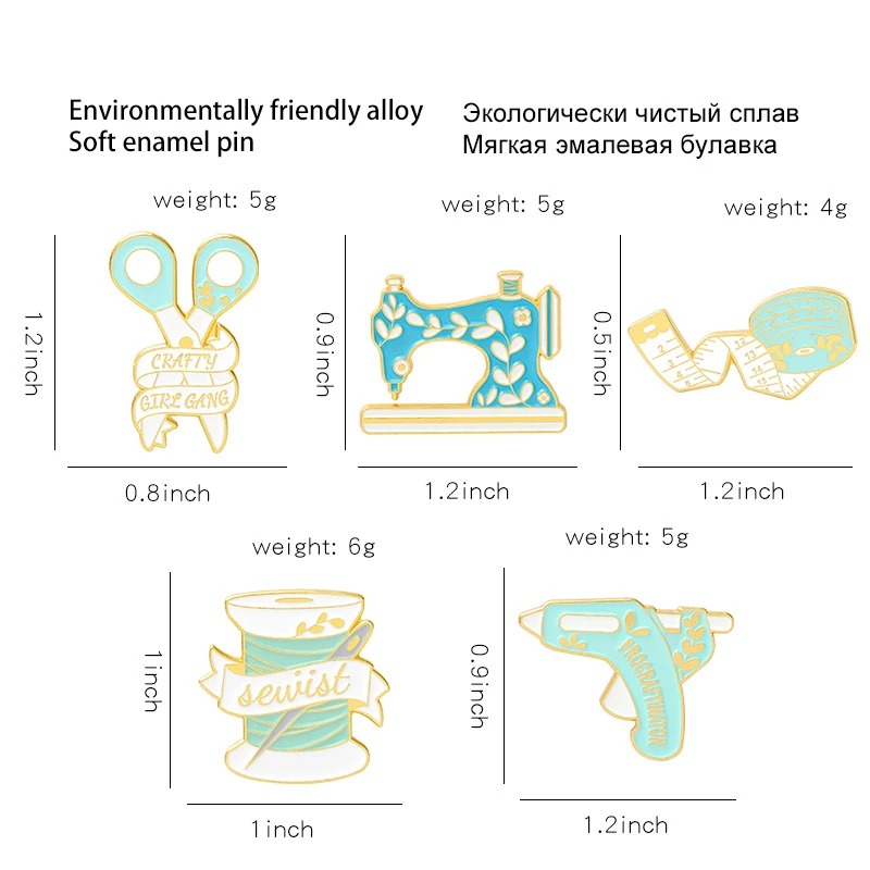 Cartoon Cute Sewing Machine Brooch Tape Measure Alloy Drip Brooch Wholesale Fashion Female Craftsman Brooches Lapel Pin
Cartoon Cute Sewing Machine Brooch Tape Measure Alloy Drip Brooch Wholesale Fashion Female Craftsman Brooches Lapel Pin