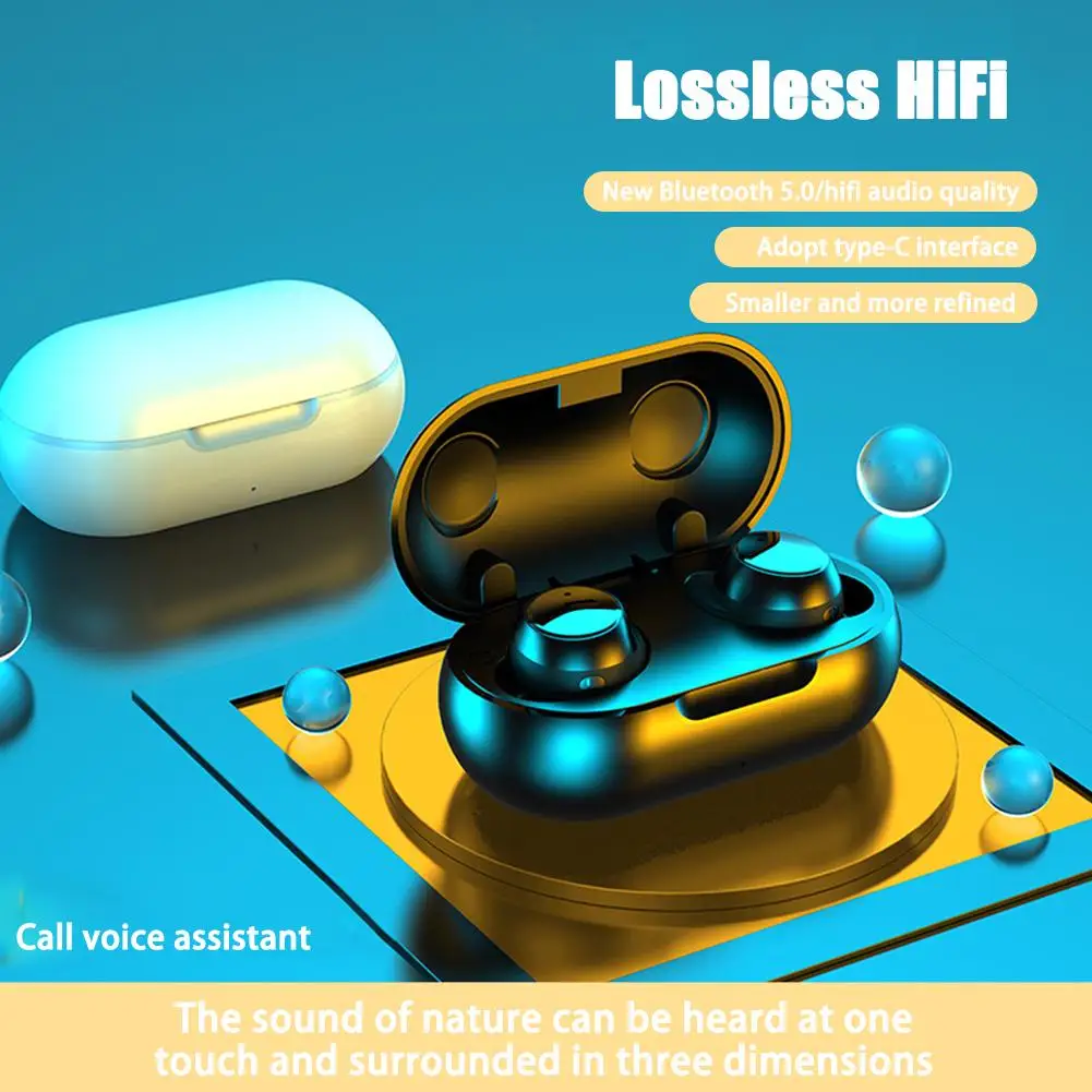 Tws Mini True Wireless v5.1 Bluetooth Headset Binaural In-ear Sports Waterproof Noise Reduction Earphones signal more stab
Tws Mini True Wireless v5.1 Bluetooth Headset Binaural In-ear Sports Waterproof Noise Reduction Earphones signal more stab