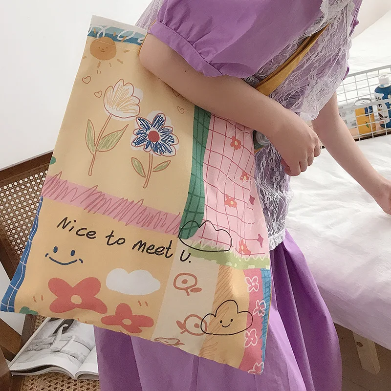 Youda Cute Graffiti Handbag Buckle Girl Cartoon Print Large Capacity Shoulder Bag Fashionable Reusable Shopping Bag
Youda Cute Graffiti Handbag Buckle Girl Cartoon Print Large Capacity Shoulder Bag Fashionable Reusable Shopping Bag