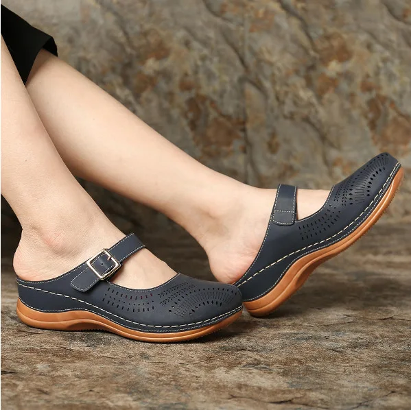 2021 Ladies Summer Sandals with Buckle Casual and Comfortable Sewing Leather Retro Women's Shoes Women's Platform Retro Sandals
2021 Ladies Summer Sandals with Buckle Casual and Comfortable Sewing Leather Retro Women's Shoes Women's Platform Retro Sandals