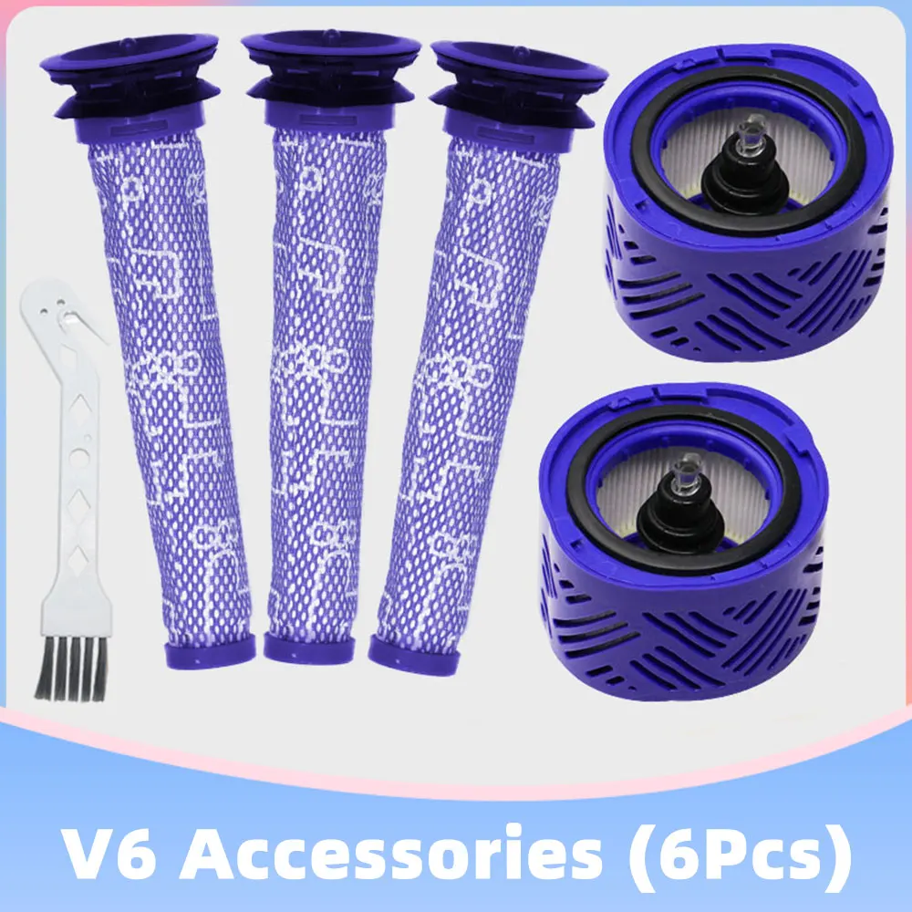 Pre Filter Post Hepa Filter Replacement for Dyson V6 Absolute Cordless Stick Vacuum Cleaner Accessory Part 965661-01/ 966741-01
Pre Filter Post Hepa Filter Replacement for Dyson V6 Absolute Cordless Stick Vacuum Cleaner Accessory Part 965661-01/ 966741-01