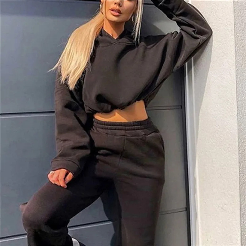 lady's Sportswear Suits New Solid Color Hedging Tracksuit Women Tracksuit Two Piece Set Casual Sport Suit Lounge Wear Tracksuit
lady's Sportswear Suits New Solid Color Hedging Tracksuit Women Tracksuit Two Piece Set Casual Sport Suit Lounge Wear Tracksuit