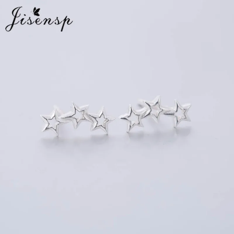Jisensp Korean Fashion 925 Sterling Silver Earrings Simple Creative Hollow Stars Stud Earrings for Women Girls Birthday Gift
Jisensp Korean Fashion 925 Sterling Silver Earrings Simple Creative Hollow Stars Stud Earrings for Women Girls Birthday Gift