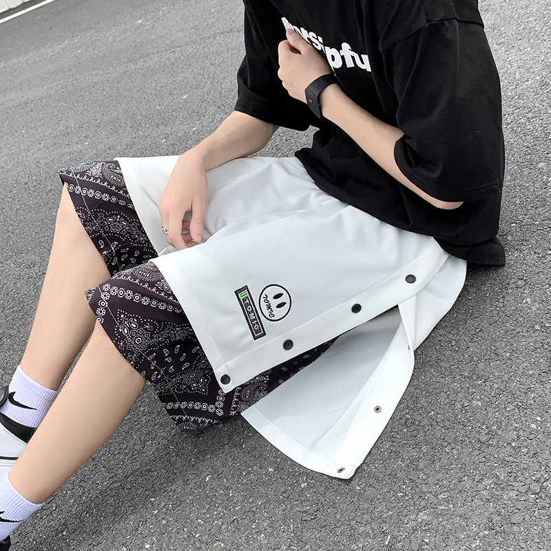 2021 Summer Hong Kong Style Fake Two-piece Fashion Design Single-breasted Straight Loose Casual Sports Shorts Trendy Streetwear
2021 Summer Hong Kong Style Fake Two-piece Fashion Design Single-breasted Straight Loose Casual Sports Shorts Trendy Streetwear