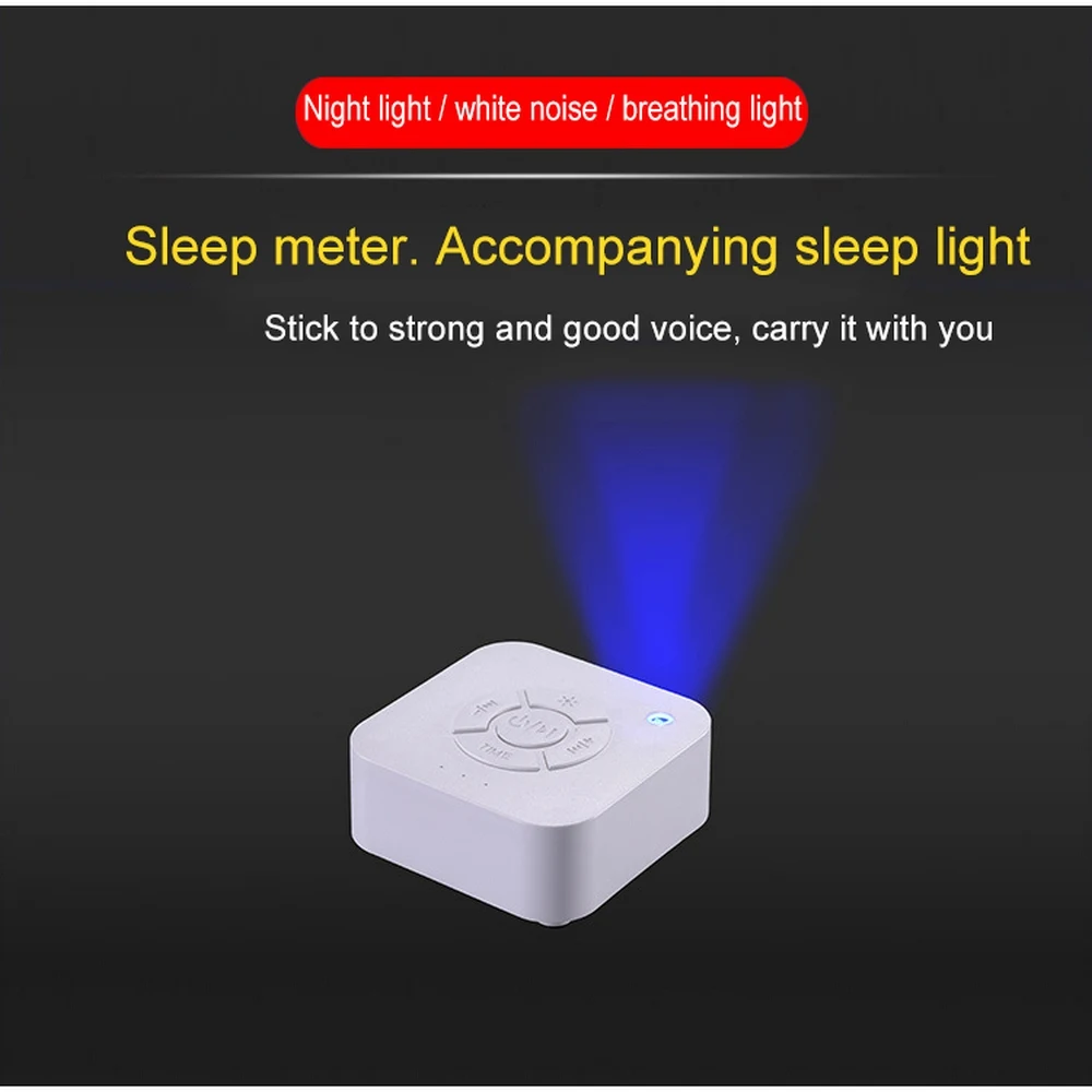 White Noise Machine USB Rechargeable Timed Shutdown Sleep Sound Machine For Sleeping & Relaxation For Baby Adult Office Travel
White Noise Machine USB Rechargeable Timed Shutdown Sleep Sound Machine For Sleeping & Relaxation For Baby Adult Office Travel
