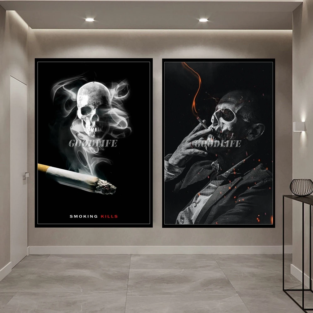 5D DIY Diamond Painting Smoking Kills Skull Full Square/Round Cross Stitch Kit Art Picture Rhinestone Handicraft Home Decor
5D DIY Diamond Painting Smoking Kills Skull Full Square/Round Cross Stitch Kit Art Picture Rhinestone Handicraft Home Decor