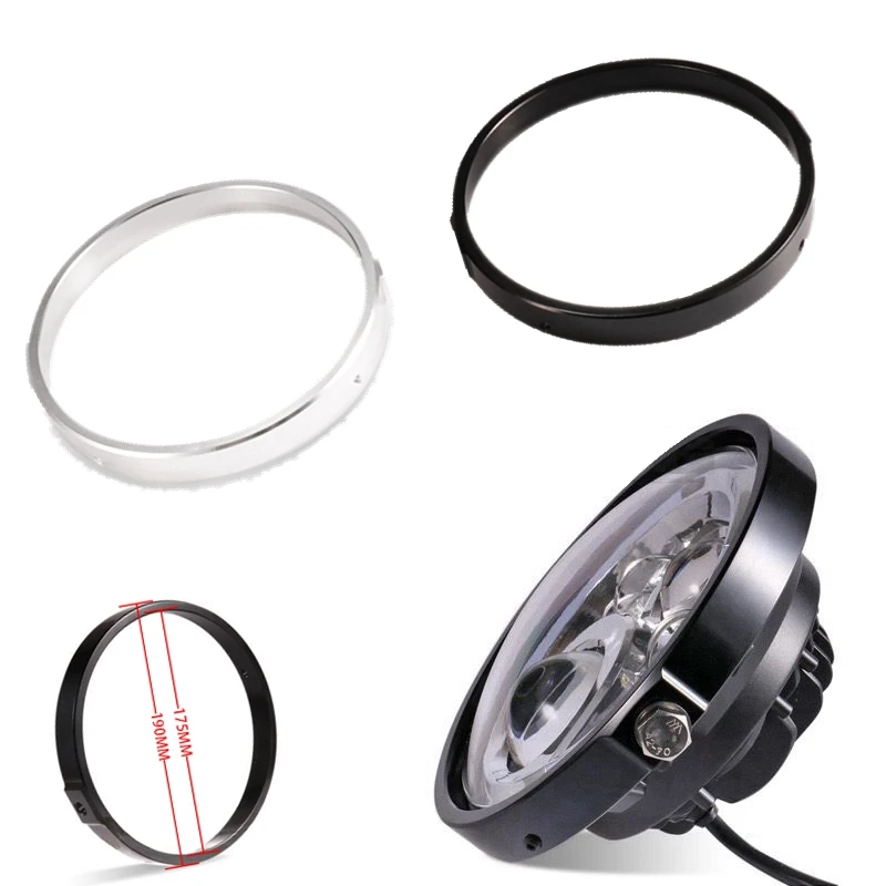 7 " Round LED Headlights Mount Holder Motorcycle Accessories Headlight Bracket Motorbike Headlamp Adapter Ring
7 " Round LED Headlights Mount Holder Motorcycle Accessories Headlight Bracket Motorbike Headlamp Adapter Ring