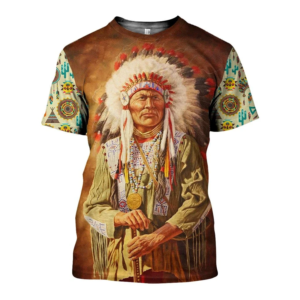 Native Indian Chief 3D All Over Printed T Shirts Fashion Mens Casual Pullover Unisex Hip Hop Summer T-shirts TS15
Native Indian Chief 3D All Over Printed T Shirts Fashion Mens Casual Pullover Unisex Hip Hop Summer T-shirts TS15