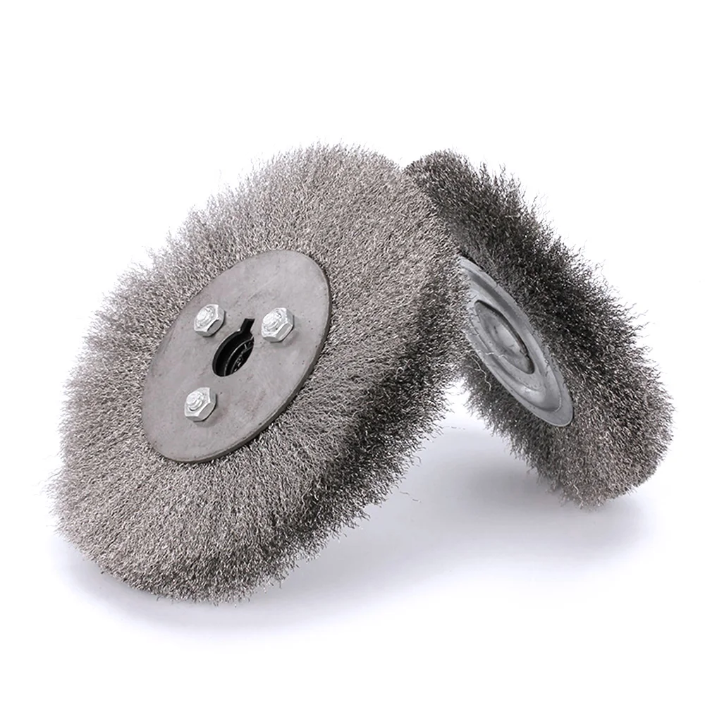 3"-12"Steel Wire Brush Wire Wheels Brush For Bench Grinder Polishing Abrasive Tool Metal Derust wood Deburring Surface treatment
3"-12"Steel Wire Brush Wire Wheels Brush For Bench Grinder Polishing Abrasive Tool Metal Derust wood Deburring Surface treatment