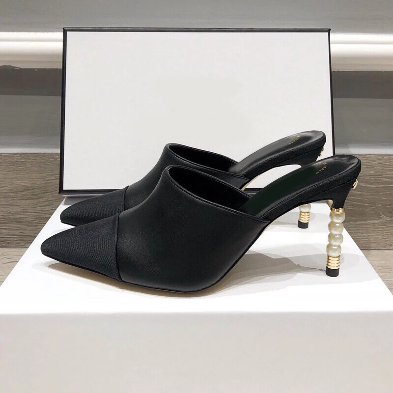 Pearl Black Sandals Women Summer Autumn Shoes Woman Thin Heels 2021 Womens Outdoor High Heels Woman mules
Pearl Black Sandals Women Summer Autumn Shoes Woman Thin Heels 2021 Womens Outdoor High Heels Woman mules