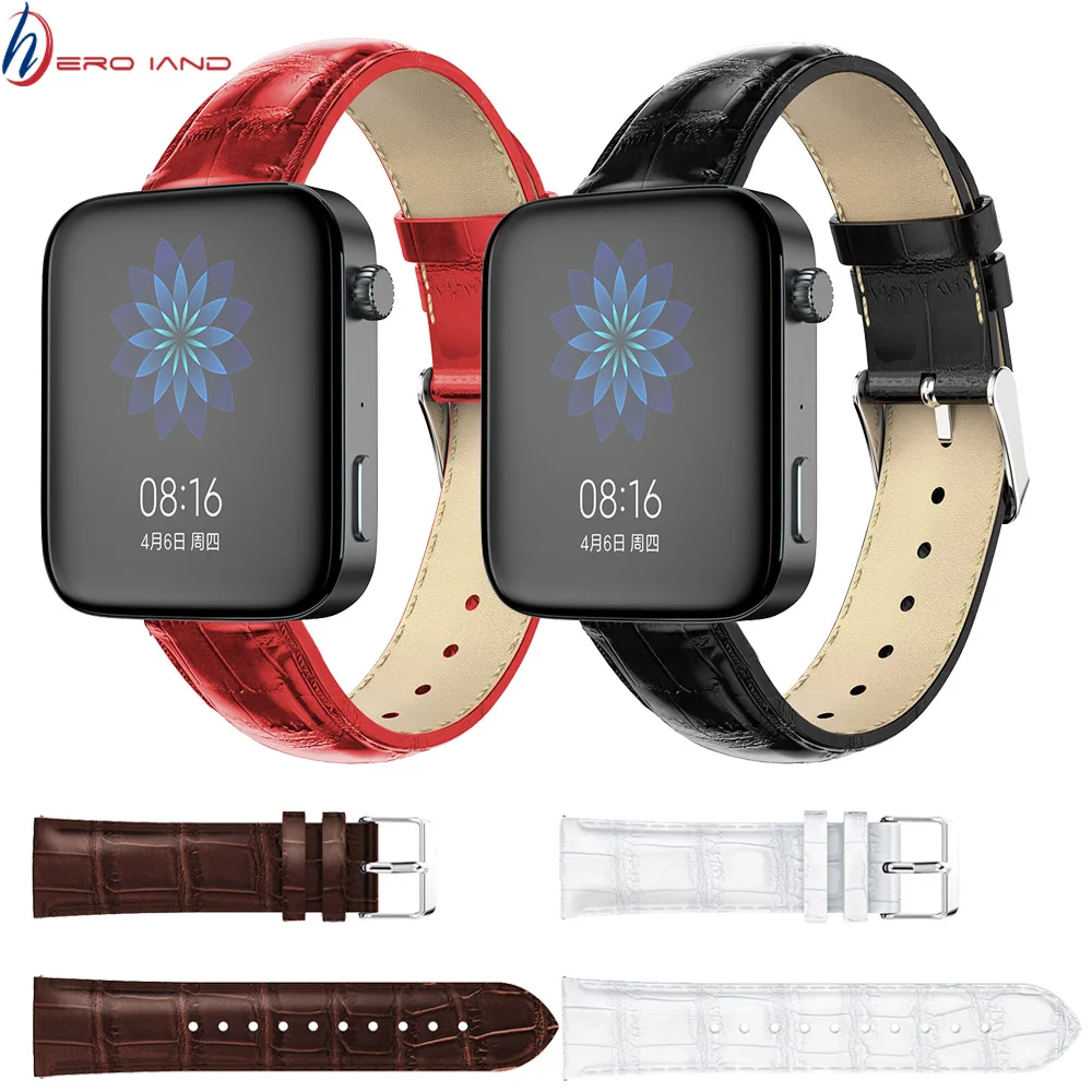 18mm luxury leather quality watch band strap For Xiaomi Mi Watch Replacement soft wristband for Xiaomi Smart Mi Watch watchbands 
18mm luxury leather quality watch band strap For Xiaomi Mi Watch Replacement soft wristband for Xiaomi Smart Mi Watch watchbands