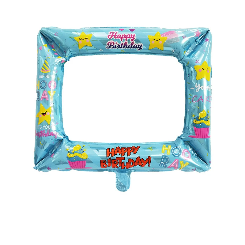 Happy Birthday Balloon Aluminum Foil Photo Frame Balloons for Birthday Family Party Photo booth Event Decoration Supplies
Happy Birthday Balloon Aluminum Foil Photo Frame Balloons for Birthday Family Party Photo booth Event Decoration Supplies
