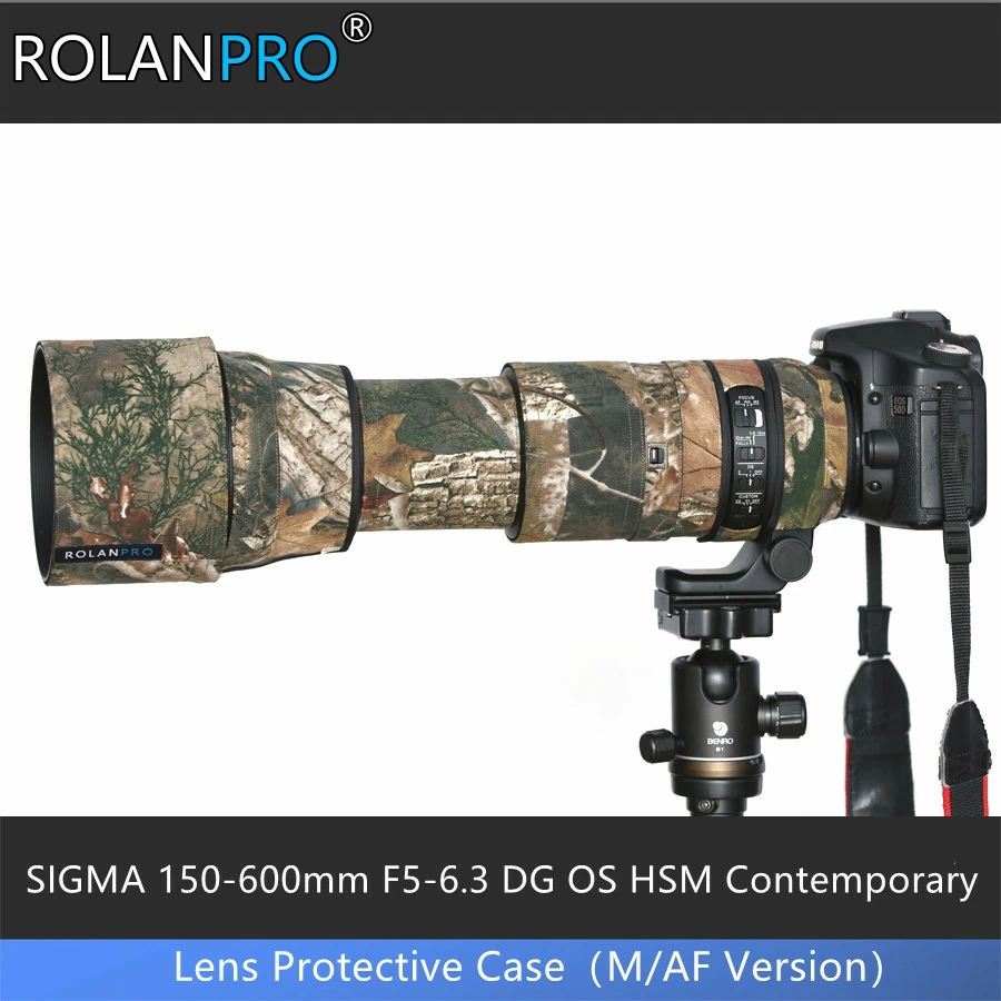 Камера объектив камуфляжное дождевое Крышка для объектива SIGMA 150-600 мм F5-6.3 AF Macro DG OS