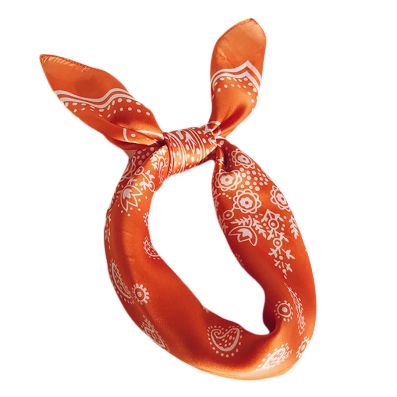 Korena Women Imitation Silk Square Neck Hair Scarf Vintage Paisley Floral Pattern Bandana Neckerchief Headwrap Shawl
Korena Women Imitation Silk Square Neck Hair Scarf Vintage Paisley Floral Pattern Bandana Neckerchief Headwrap Shawl