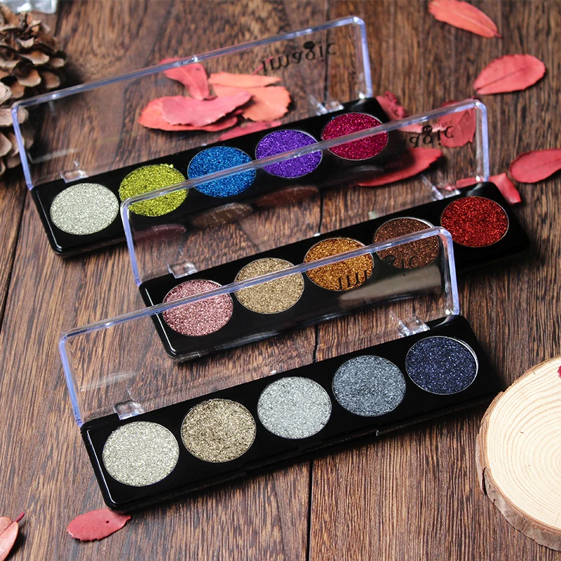 5 Colors Diamond Glitter Eyeshadow Palette Illuminator Makeup Shimmer Metallic Eye Shadow Pallete Pigmented Cosmetic Palette
5 Colors Diamond Glitter Eyeshadow Palette Illuminator Makeup Shimmer Metallic Eye Shadow Pallete Pigmented Cosmetic Palette