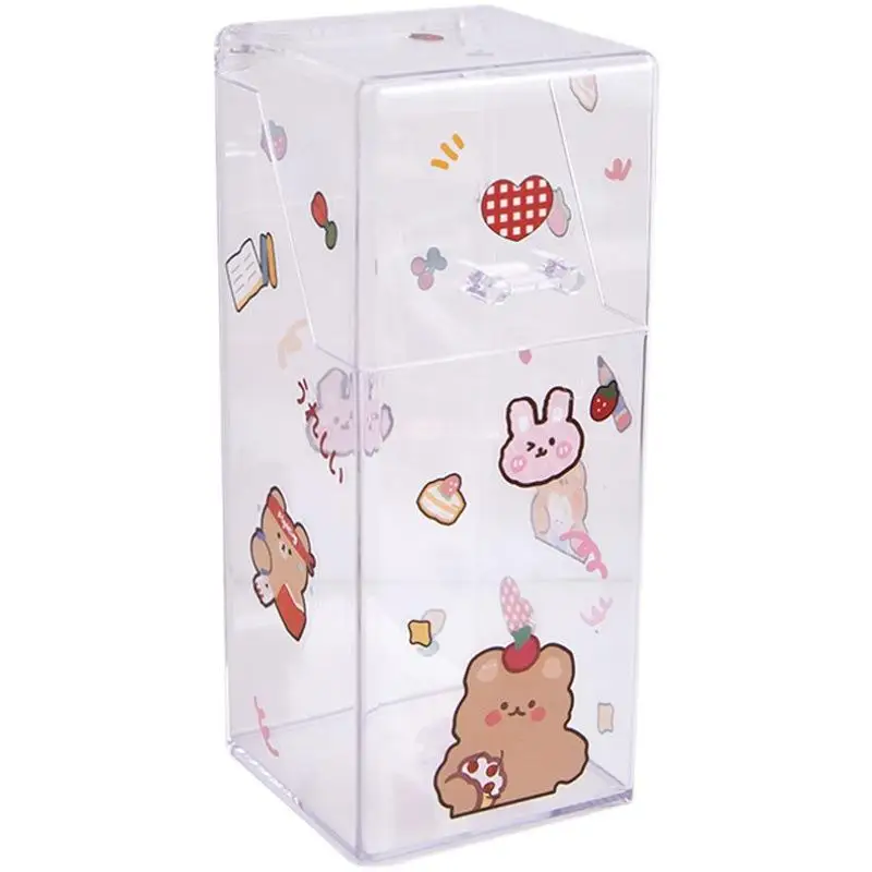 Large Capacity Pen Holder Student Desktop Creative Makeup Storage Box Pen Holder with Lid School Office Stationery Storage Box
Large Capacity Pen Holder Student Desktop Creative Makeup Storage Box Pen Holder with Lid School Office Stationery Storage Box
