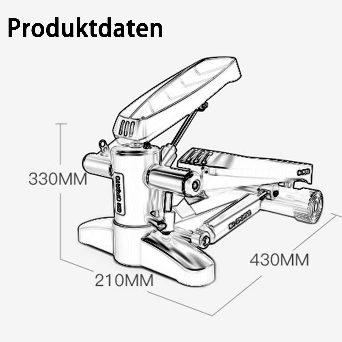 Mini stepper, the indoor stepper with drawstring electronic multi-function display, it can carry a weight of 150 kg
Mini stepper, the indoor stepper with drawstring electronic multi-function display, it can carry a weight of 150 kg