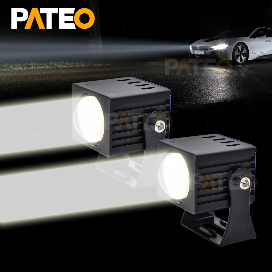 2pcs High Beam LED Projector Lens Headlight 12V 12W 3000K 4600k Matrix LED Light Fog Lights Retrofit Car Light DIY Waterproof
2pcs High Beam LED Projector Lens Headlight 12V 12W 3000K 4600k Matrix LED Light Fog Lights Retrofit Car Light DIY Waterproof