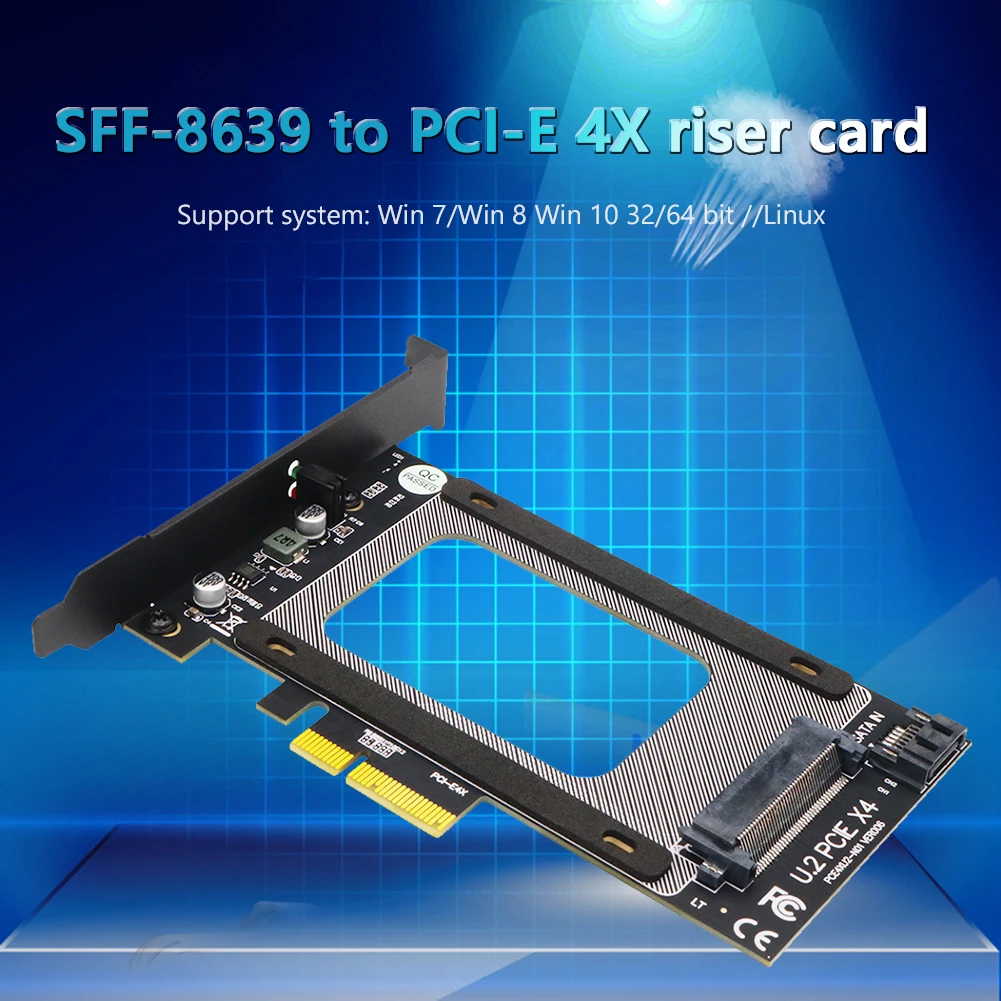 2021 переходная карта PCI-E 4X для U.2 SFF-8639 адаптер PCIE U.2 SSD для PCI Express адаптер для Riser карта шахтер
2021 переходная карта PCI-E 4X для U.2 SFF-8639 адаптер PCIE U.2 SSD для PCI Express адаптер для Riser карта шахтер