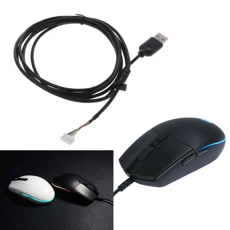 Replacement Durable USB Mouse Cable Mouse Lines for Logitech G102 G PRO Wired Mouse Cable
Replacement Durable USB Mouse Cable Mouse Lines for Logitech G102 G PRO Wired Mouse Cable