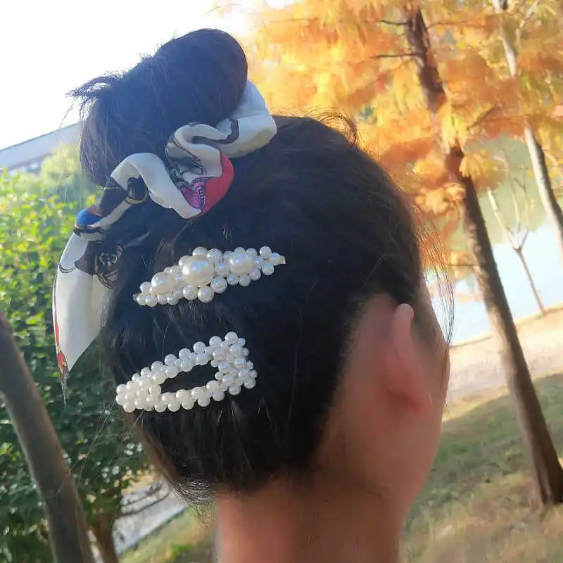 1Set Scrunchie Hairpins For Women Hair Accessories Korean Simulation Pearl Snap Barrette Clips Bow Ponytail Tie Fashion Jewelry
1Set Scrunchie Hairpins For Women Hair Accessories Korean Simulation Pearl Snap Barrette Clips Bow Ponytail Tie Fashion Jewelry