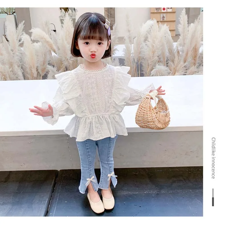 Spring Autumn Children Girl Clothes Korean Version Internet Celebrity Fashion Long Sleeves Suits Lace Top And Pants Two-pcs 3-8Y
Spring Autumn Children Girl Clothes Korean Version Internet Celebrity Fashion Long Sleeves Suits Lace Top And Pants Two-pcs 3-8Y