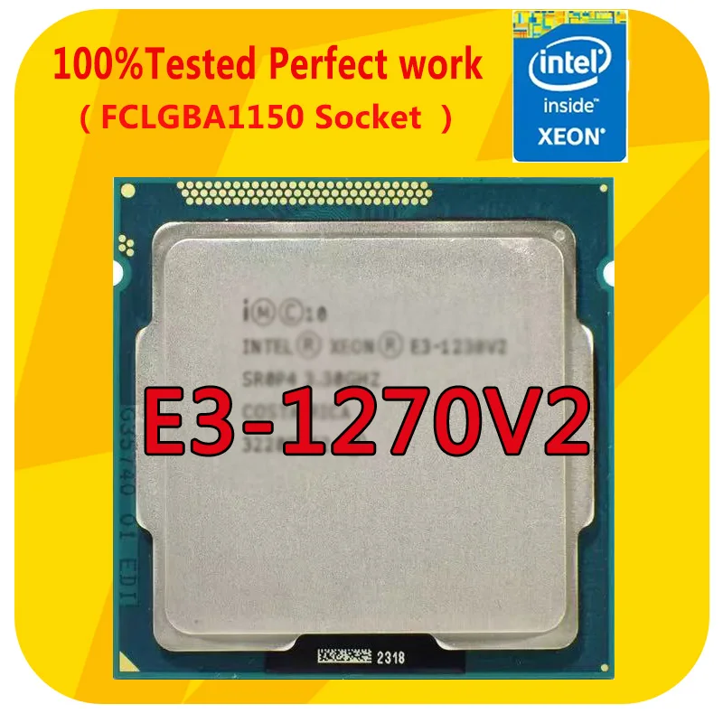 

E3-1270V2 Intel Xeon E3 1270V2 3.5GHZ Quad-Core CPU Processor 8M 69W LGA1155 for B75 H61 motherboard