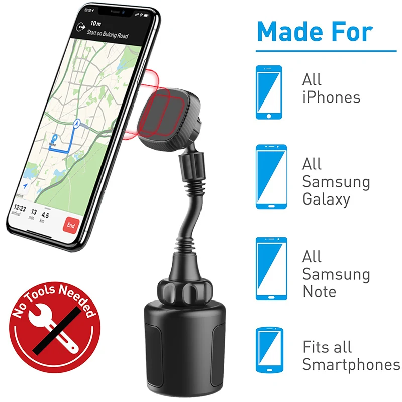 XMXCZKJ Magnetic Holder Phone Mount Universal Adjustable Gooseneck Cup Holder Cradle Car Mount for Cell Phone iPhone Xs/XS Max
XMXCZKJ Magnetic Holder Phone Mount Universal Adjustable Gooseneck Cup Holder Cradle Car Mount for Cell Phone iPhone Xs/XS Max