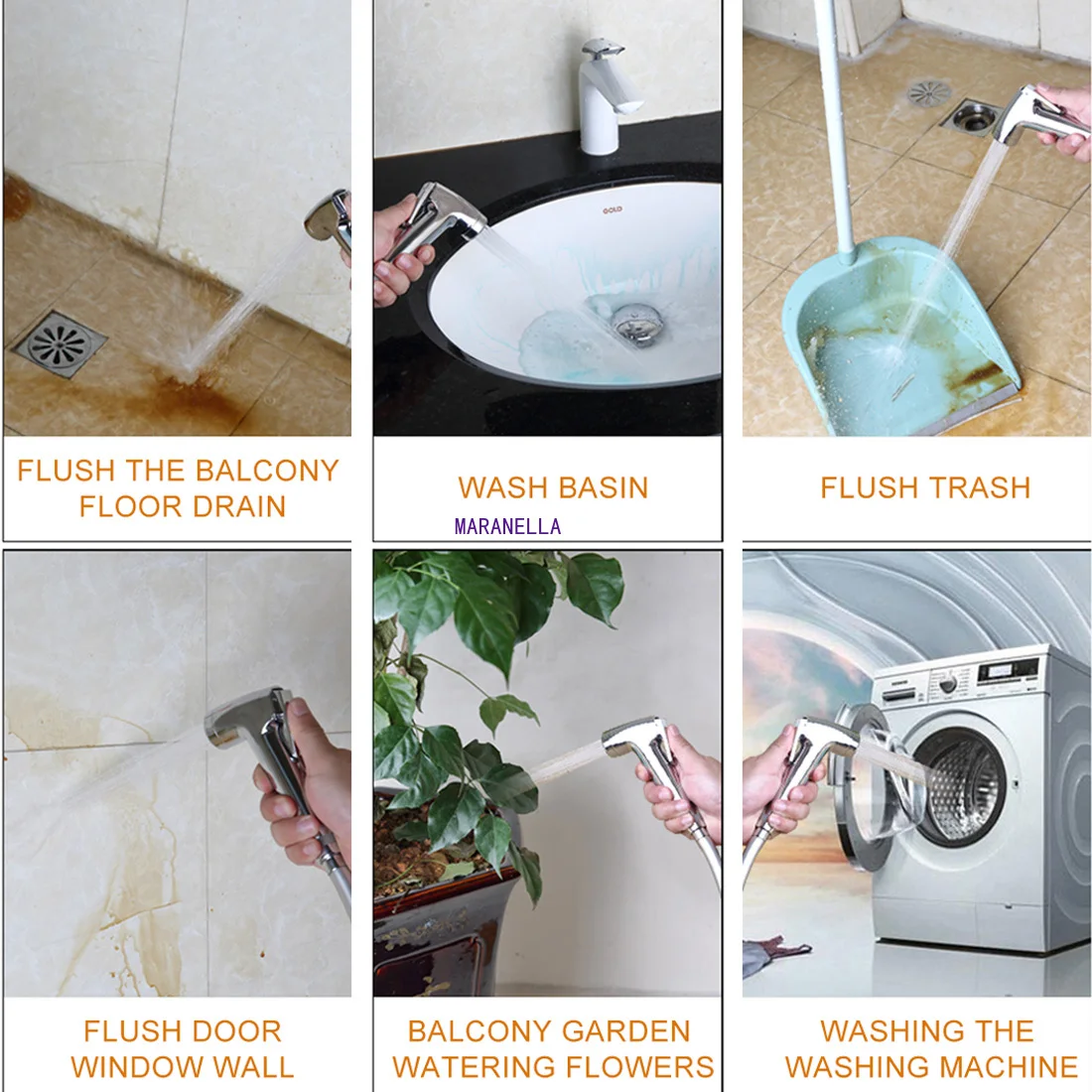 Handheld Toilet Bidet Sprayer Set Kit Stainless Steel Hand Bidet Faucet For Bathroom Hand Sprayer Shower Head Self Cleaning 
Handheld Toilet Bidet Sprayer Set Kit Stainless Steel Hand Bidet Faucet For Bathroom Hand Sprayer Shower Head Self Cleaning