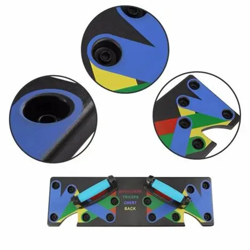 9 in 1 Push Up Rack Training Board ABS abdominal Muscle Trainer Sports Home Fitness Equipment for body Building Workout Exercise
9 in 1 Push Up Rack Training Board ABS abdominal Muscle Trainer Sports Home Fitness Equipment for body Building Workout Exercise