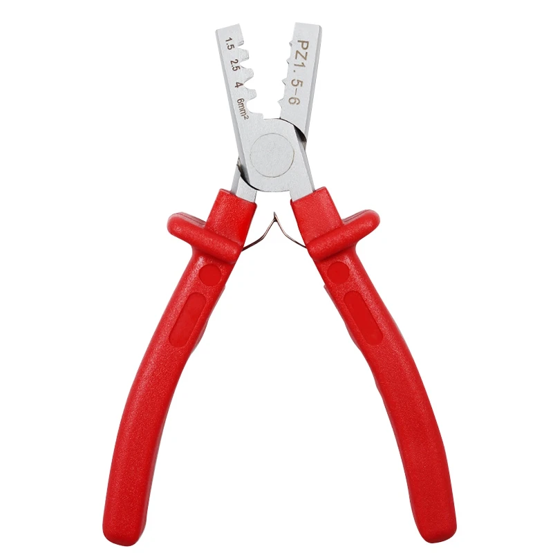 Pz 1.5-6 Style Small Crimping Pliers for Insulated and Non-Insulated Ferrules Terminals Clamp Screwdriver Tools
Pz 1.5-6 Style Small Crimping Pliers for Insulated and Non-Insulated Ferrules Terminals Clamp Screwdriver Tools