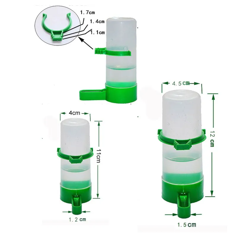 Parrot Automatic Water Feeder Bird Water Feeding Durable Economic Practical Bird Cage Accessories Plastic Pet Water Feeder 
Parrot Automatic Water Feeder Bird Water Feeding Durable Economic Practical Bird Cage Accessories Plastic Pet Water Feeder
