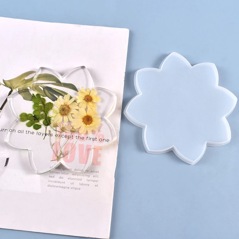 DIY Crafts Crystal Epoxy Resin Mold Lotus Coaster Tray Cup Mat Silicone Mould 87HC
DIY Crafts Crystal Epoxy Resin Mold Lotus Coaster Tray Cup Mat Silicone Mould 87HC